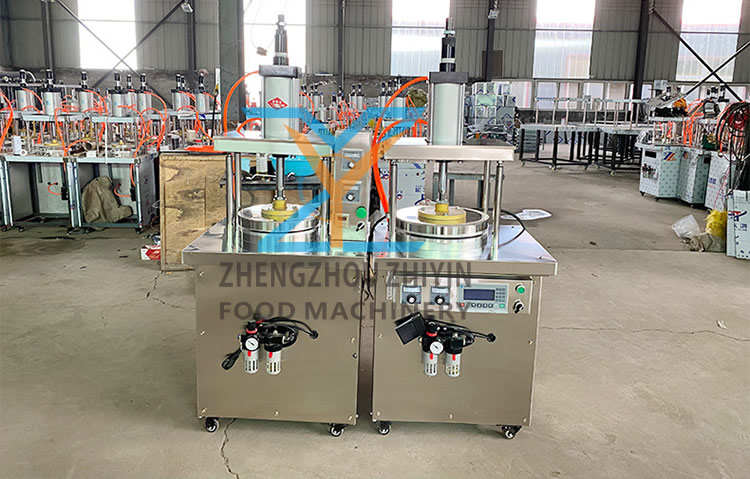 Automatic Commercial Cake Pressing Machine Spring Cake Brined Meat Roll Pancake Machine